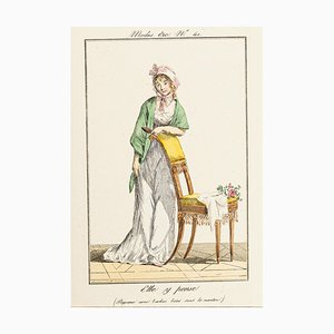 Elle y Pense - From Modes et Manières du jour à Paris à la fin du 18e siècle.. Early 19th Century