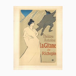 La Gitane de Richepin - Litografía original de H. de Toulouse-Lautrec 1951