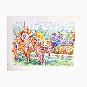 Rae Jockey no. Lithographie Originale 6 - S. Mendjisky - 1970s 1970s
