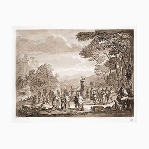 Liber Veritatis - Original B/W Etching after Claude Lorrain - 1815 1815