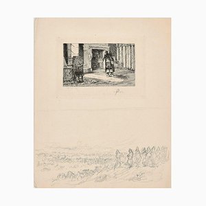 Gravure à l'Eau-Forte par CL Kratke - 1880s 1880s