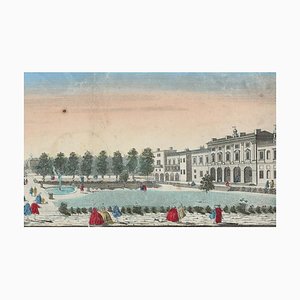 Somerset Royal Palace View - Original Radierung 18. Jahrhundert 18. Jahrhundert