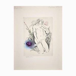 Adolescence - Gravure à l'Eau-Forte ad originale par A. Doré - Fin 1900 Fin 1900