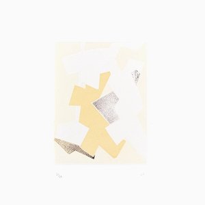 Beige Composition - Original Radierung und Aquatinta von Hans Richter - 1970s 1970s