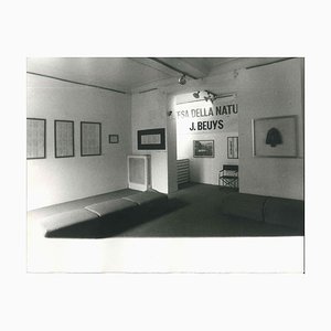 Mostra di Beuys - Original Vintage Photo by Ruby Durini - 1084 ca. 1984 ca.