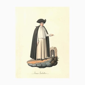 Monaco Rochettino - Aquarell von M. De Vito - ca. 1820 1820 ca