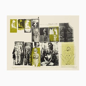 Akt - Original Lithografie von Sergi Barletta - 1970er 1970er