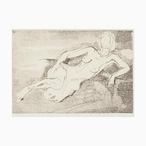 Nude - Original Etching - 1960s 1960s