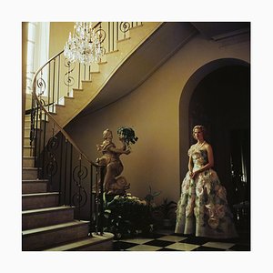 Muffy Bancroft Oversize C Print Framed in Black by Slim Aarons