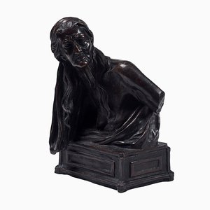 Sculpture The Sibyl - Original Bronze par Vincenzo Gemito - Fin 19ème Siècle 1929