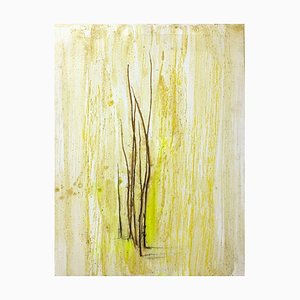 Grass Marks - pigmentos de cera y hojas de hierba - de Claudio Palmieri - 2010 2010
