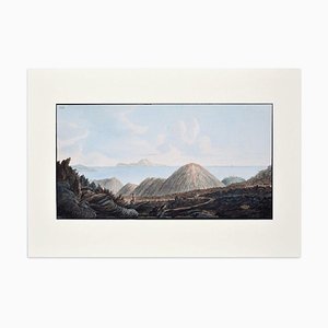 Landscape Campi Phlegraei - Plate XIII - Ansicht von Capri - By Hamilton-Fabris 1776-79