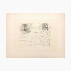 Acqua Peintre Ramassant Son Pinceau - Incisione originale di Pablo Picasso - 1927 1927