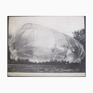 Cubic Feet Empaquetages - Original Photolithograph by Christo - 1971 ca. 1971 env.