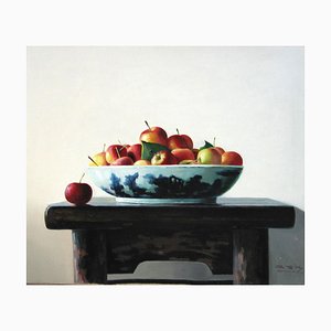 Apples on the Table - Original Oil on Canvas by Zhang Wei Guang - 2008 2008