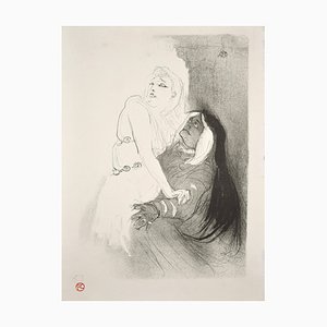 A la Renaissance: Sarah Bernhardt dans Phèdre, Original Lithograph 1893