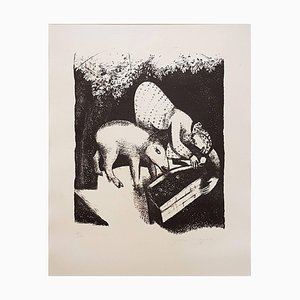 L’Auge II - Original Lithograph by Marc Chagall - 1925 1925