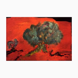 Carob Tree - Original Oil on Canvas de Laura D'Andrea - 2018 2018