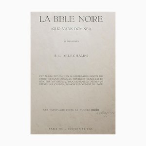 La Bible Noire - Suite Complète de Gravures par RL Delechamps - 1921 1921