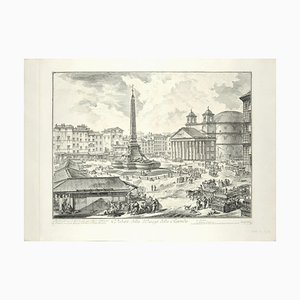 Veduta della Piazza della Rotonda - impresión temprana 1751