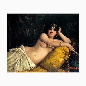 Portrait of Odalisque - Öl auf Leinwand von Giovanni Costa - 1858 1858