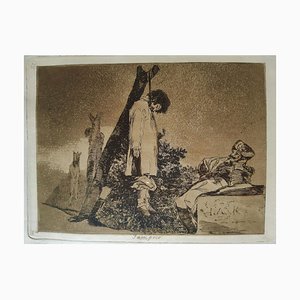 Acquaforte Tampoco - Original di Francisco Goya - 1863 1863