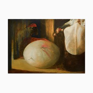 The Egg - Original Oil on Canvas de Anastasia Kurakina - años 2000