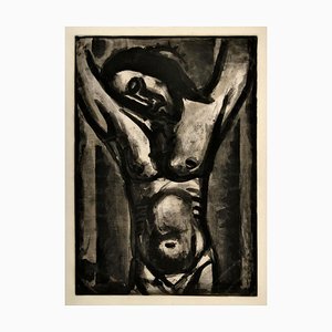 Aguafuerte Jesus Sera en Agonie Jusqu'a la Fin Du Monde - Grabado Original de G. Rouault 1926/1948