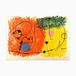 Le Lézard aux Plumes d'Or - Original Lithograph by Joan Mirò - 1971 1971