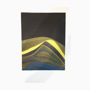 Tavola IV di Suns / Landscapes - Incisione originale di R. Crippa - 1971/72 1971/72