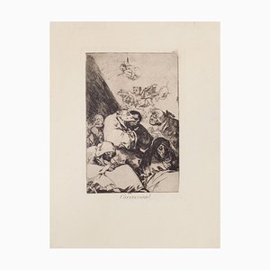 Aguafuerte Correccion - Origina y aguatinta de Francisco Goya - 1868 1868