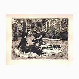 Acquaforte e incenerimento originali di J. Tissot - 1880, 1880