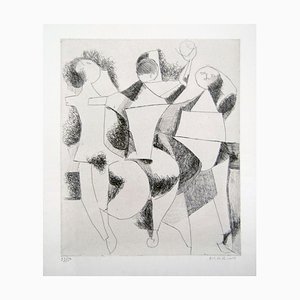 Trio - Original Etching by Marino Marini - 1954 1954