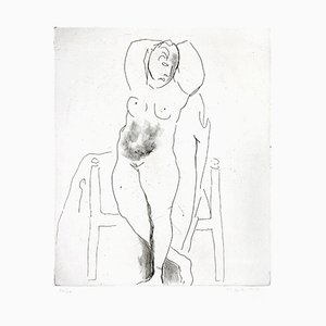 Female Nude - Original Etching by Marino Marini - 1950 1950