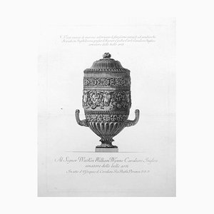 Vasque en Verre et Marqueterie Arabesque - Gravure à l'Eau-Forte 1778 1778