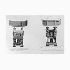 Prospetto della medesima Sedia Curale, Veduta della parte... - Etching 1778 1778