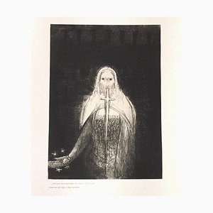 Et is avait en sa main droite sept étoiles - Original Litho by O. Redon - 1899 1899