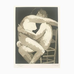 Lovers I - Original Radierung von Giacomo Manzù - 1970 1970