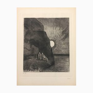 ''Les Fleurs du Mal'' - Original Etching by Odilon Redon - 1923 1923