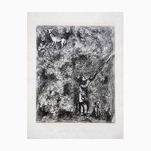 Le Cerf et la Vigne - Original Etching by M. Chagall - 1930 1930