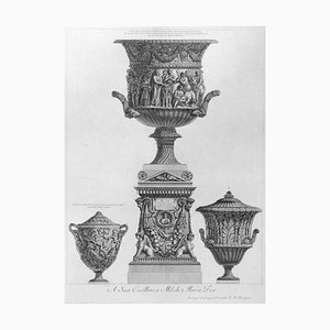 Aguafuerte Tre Vasi original de GB Piranesi - 1778 1778