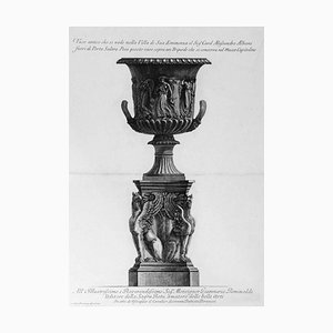Vaso antico che si vede nella Villa di Sua Eminenza Card. Alessandro Albani 1778
