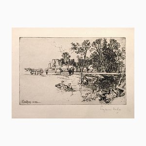 Cowdray Castle (with Geese) 1882