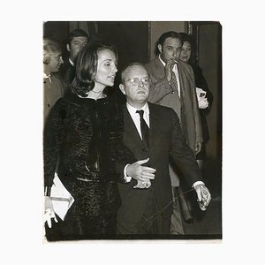 Truman Capote and Lee Radziwill - Photo Vintage par Ron Galella - 1969 1969