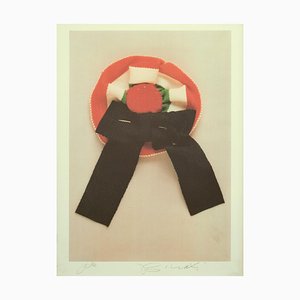 The Tricolor Cockade - Original Lithograph by Bettino Craxi - 1989 1989