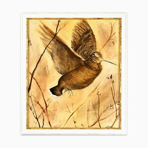 The Woodcock - Huile sur Panneau Originale par Mirtilla Durante - 2000s 2000s