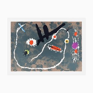 Litografia Le Lézard aux Plumes d'Or di Joan Mirò - 1971 1971