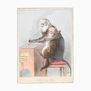 The Cat's Paw – Reform Bill! - Lithograph by J. Doyle - 1831 1831