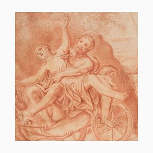 Ratto dei Sabini - Disegno originale Sanguine Fine del XVIII secolo, fine XVIII secolo