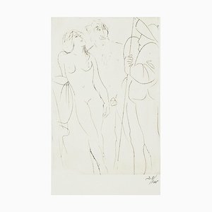 Oedipus - Original Etching by Giacomo Manzù - 1968 1968
